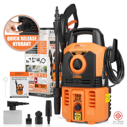 เครื่องฉีดน้ำแรงดันสูง InnTech รุ่น ITV-180B 180 บาร์ 2200 วัตต์_10